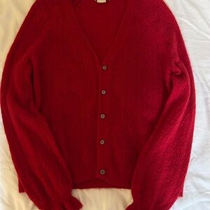 Boden women Red Cardigan
